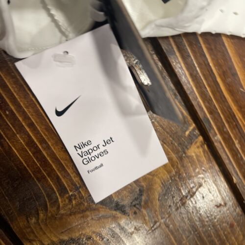Guantes de fútbol americano Nike Vapor Jet RARO Penn State Nitty Lions blancos para hombre XXXXL - Imagen 4 de 8