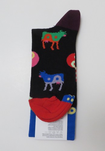 Happy Socks Men's Classic Crew Sock, Shoe Size 10 - 13 Soft Cotton 1 Pack - Picture 69 of 505
