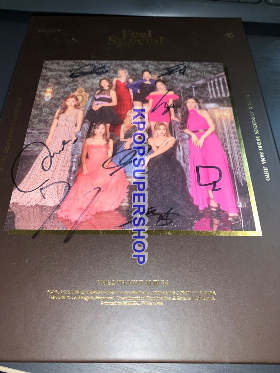 Twice 8th Mini Album Feel Special Autographed Signed CD Great