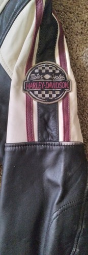 *RARE* Harley-Davidson® Women's Alyssa Leather Jacket, Stone 97004-18VL Size 2W - Picture 4 of 11