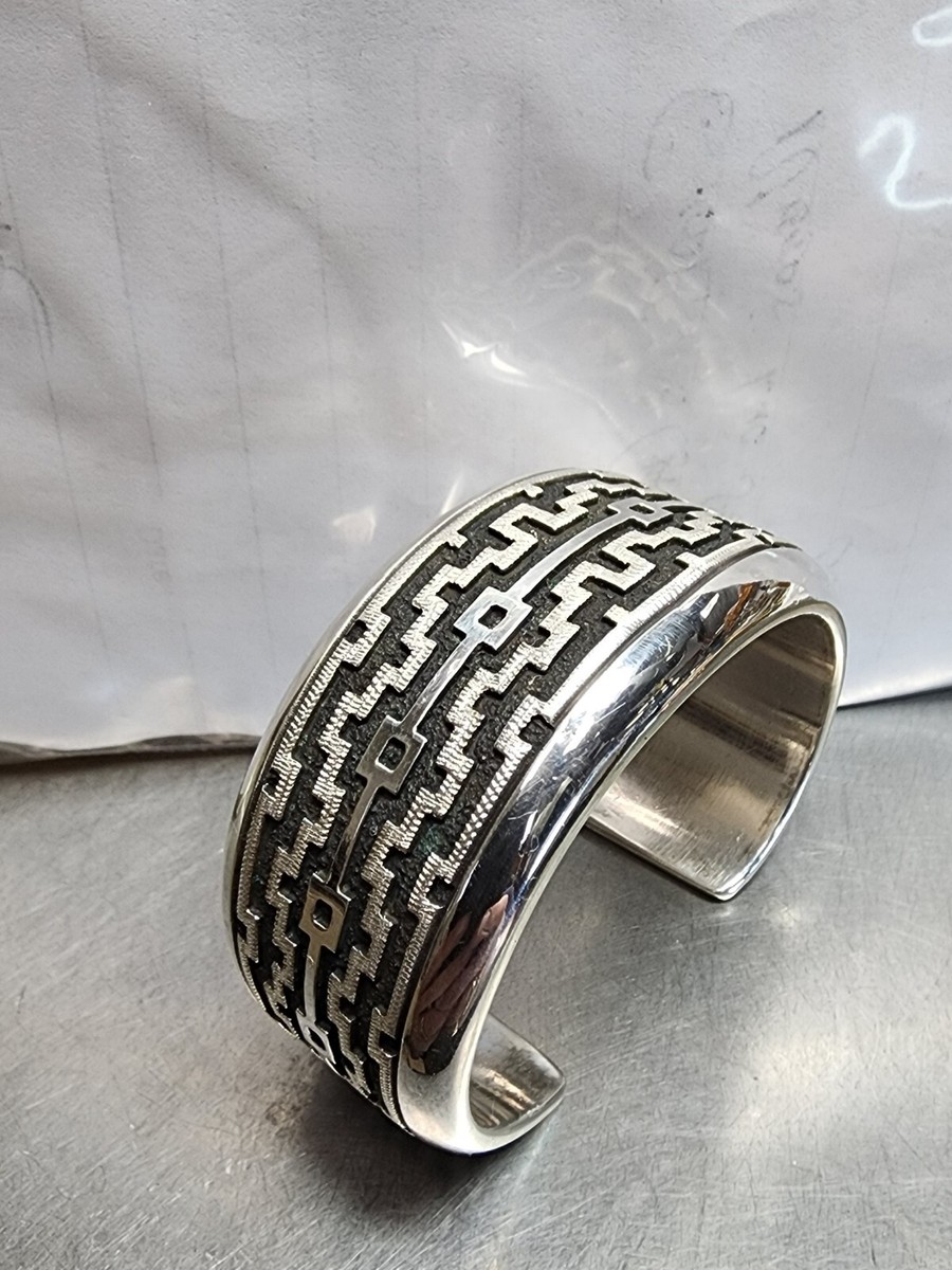 ダンジャクソン、プレーンシルバーバングル Dan Jackson Navajo Sterling Silver Heavy Cuff Bracelet | eBay