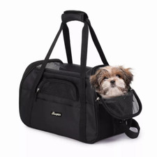 JESPET Soft-Sided Kennel Pet Carrier for Small Dogs, Cats, Puppy, Airline