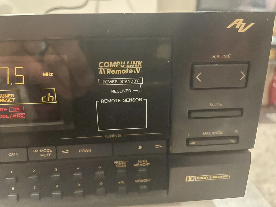 JVC RX-701V 5.1 Channel Digital Surround System Stereo Receiver Only - Image 4 of 4