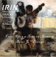 Set 5 corde per banjo Irin BJ12 acciaio inox avvolte in bronzo