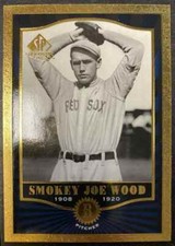 2001 SP LEGENDARY CUTS JOE WOOD BOSTON RED SOX #65