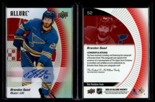 2023-24 Upper Deck Allure Red Rainbow AUTO #52 Brandon Saad