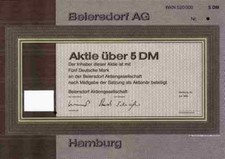 BEIERSDORF Hamburg 1996 Nivea tesa Labello Hansaplast atrix 5 DM Kupons Blanco