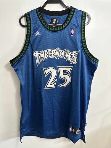 New Vintage Minnesota Timberwolves Reebok Al Jefferson Blue Jersey Men’s XL - 第 1/6 張圖片