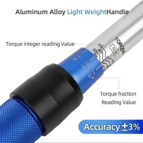 5-60N.m Torque Wrench 3/8Inch Reversible Ratchet Key Square Drive Car RepairTool - Picture 5 of 7
