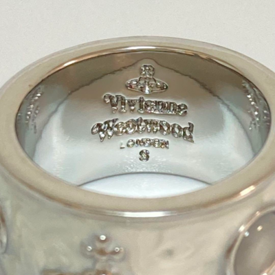 Vivienne Westwood キングリング　シルバー×アイボリー　S Vivienne Westwood キングリング シルバー×アイボリー S