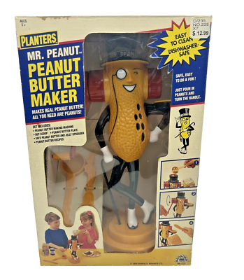 Vintage 1996 Planters Peanuts Mr. Peanut Peanut Butter Maker | eBay
