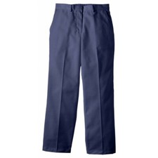Edwards Ladies' Business Casual Flat Front Navy Chino 8519 Pants Size 10 Unhem
