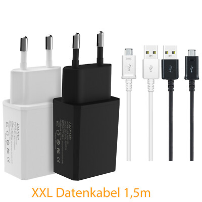 Nokia 2.1 3.1/ 3.1 Plus 3.2 4.2 5.1 Ladegerät Netzteil Datenkabel Micro Usb
