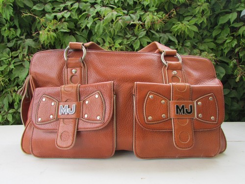 Vintage Marc Jacobs Shoulder Bag, Multi Pocket Hobo, Brown Leather
