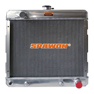 AT SPAWON For Dodge Dart Plymouth Duster 1970-1972 V8 Small Block 4Row Radiator