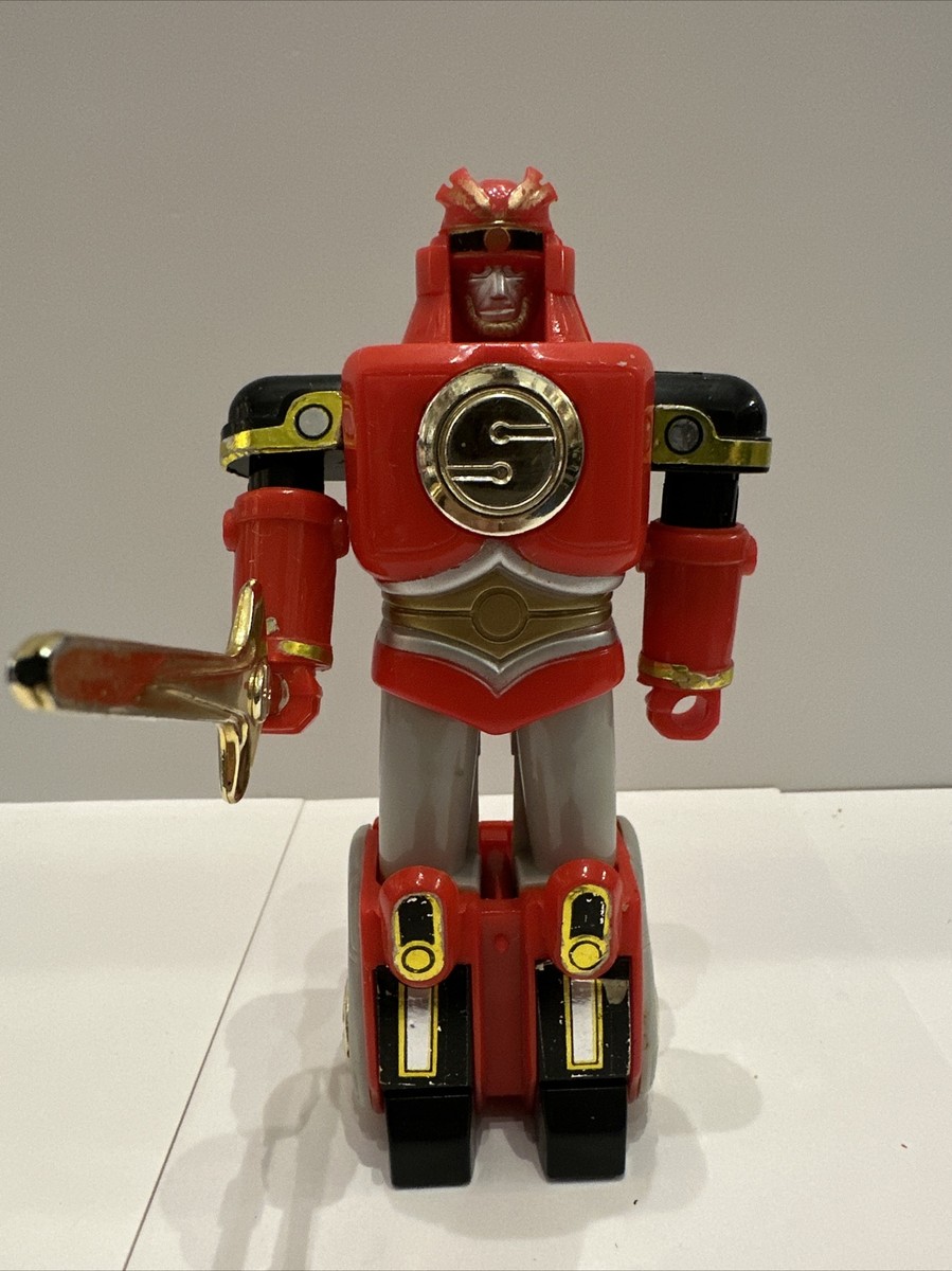 Vintage VTG Japanese Samurai Space Robot Red KO 6” Robot | eBay