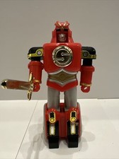 Vintage VTG Japanese Samurai Space Robot Red KO 6” Robot