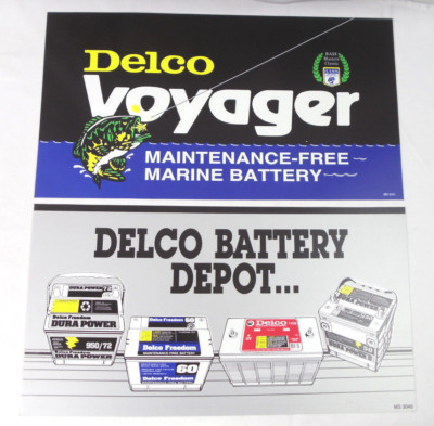Delco Voyager Marine Battery Battery Depot Signs Bass Masters Classic 1994 Ebay