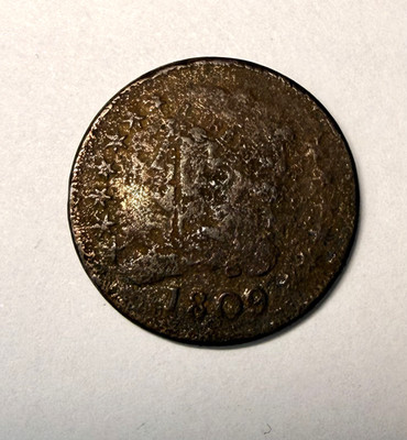 1809 Classic Head half Cent