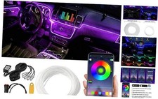 Car LED Interior Strip Light, 16 Million Colors 5 in 1 with 236 inches Fiber