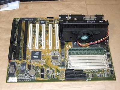 Wintech MP078 ATX Slot 1 motherboard w/ Pentium-II 300MHz and 32Mb Ram