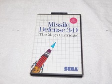 Missile Defense 3-D - Sega Master System SMS - Good Condition CIB