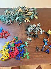 Lot of 150 , Green Army Men Cowboys Indians Medieval Warriors,