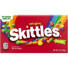 SKITTLES Original Chewy Candy Theater Box, 3.5 oz-3pk