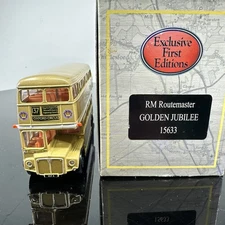 EFE 15633 ARRIVA GOLDEN JUBILEE RM CLASS ROUTEMASTER D/D BUS 1:76 SCALE
