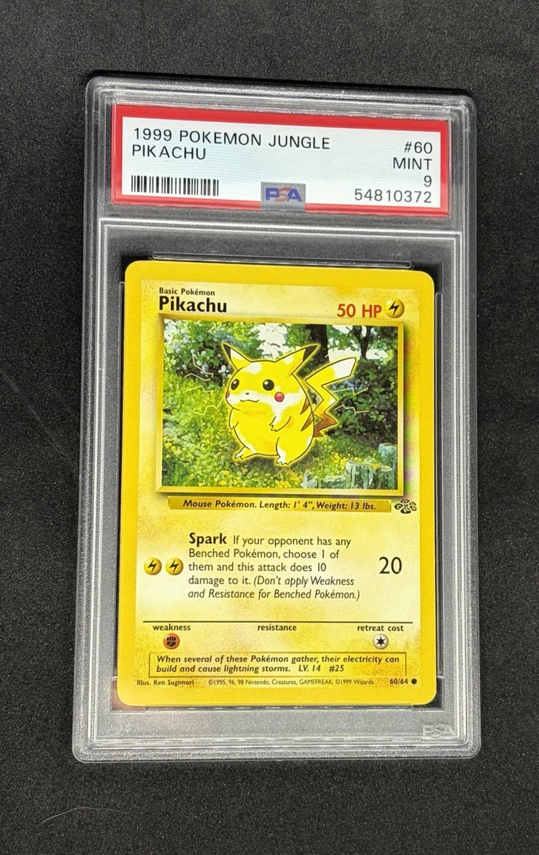 ポケモンカード ピカチュウ Pikachu Jungle 英語版 PSA9 Pikachu Pokémon TCG Grade 9 Jungle Individual Collectible Card