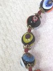 Murano Millefiori Style Glass Bead Bracelet 8" — photo 4