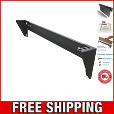 1U 19 Inches Cold Rolled Steel Wall Mountable Simple Vertical Rack and Networ...