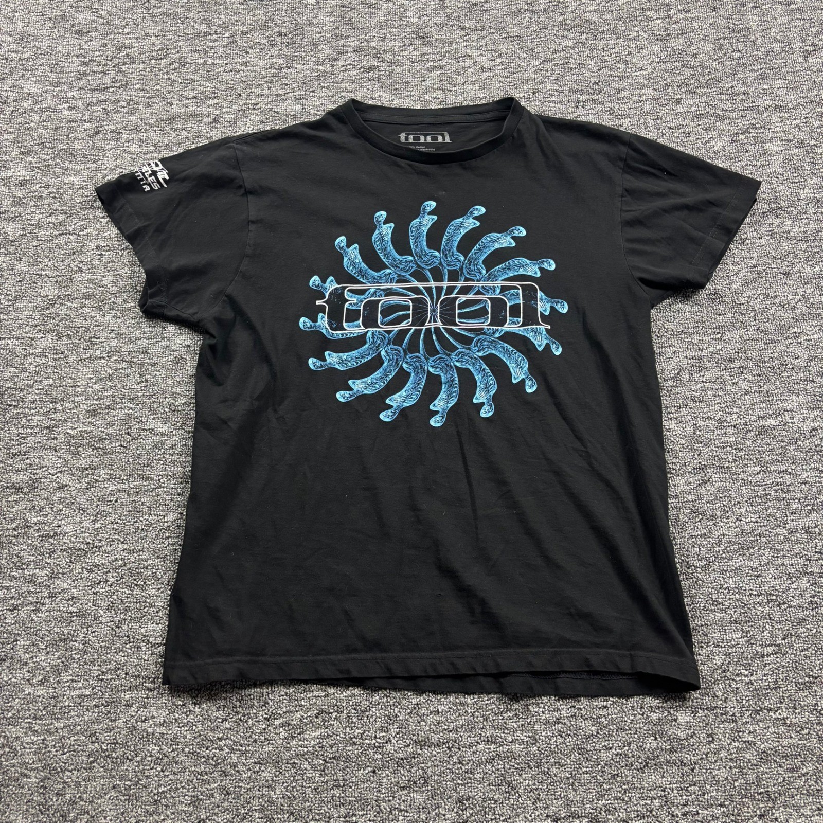 Tool Band Progressive Metal Grunge Graphic Black T-Shirt Size Medium