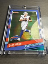 2021 Panini Clearly Donruss Clearly Retro 1991 Josh Allen #91-14 Green /25