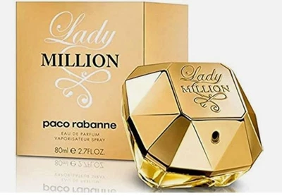 Lady Million Eau de Parfum 80ml EDP Spray Brand New & Sealed in Box Uk
