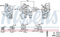 Nissens Turbolader Mit Dichtungen FüR Ds Ds 7 Peugeot 308 Ii Sw 3008 5008