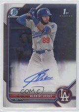 2022 Bowman Chrome Prospect Auto Alex De Jesus #CPA-AD Auto 00jz