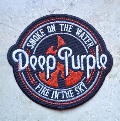 DEEP PURPLE - SMOKE ON THE WATER FIRE IN THE SKY - PATCH / AUFNÄHER - HARD ROCK