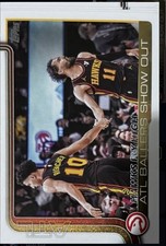 Topps 2025-26 Trae Young Zaccharie Risacher #282 Hawks 