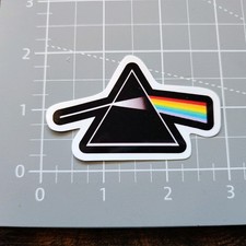 Pink Floyd 2" Vinyl Sticker Dark Side of The Moon Record 70s Rock Music Gilmour