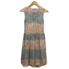 RED VALENTINO Pink Blue Gray Women's Dress