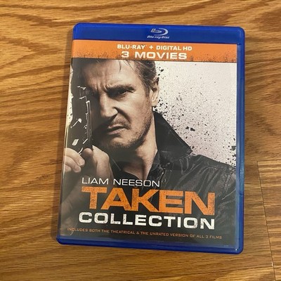 Taken Collection Blu-ray Liam Neeson, 3 Movie Set - Very Clean