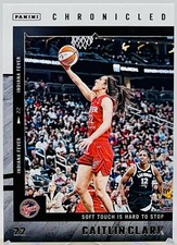 2025 Panini Caitlin Clark Chronicled #36 Caitlin Clark Soft Touch Is Hard Fever