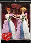 Mattel I Love Lucy Lucy & Ethel Wearing the Same Dress K8670