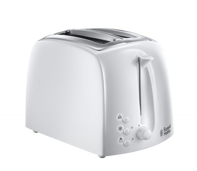 Russell Hobbs, Textures 2-Scheiben-Toaster, weiß, 850 W, 21640