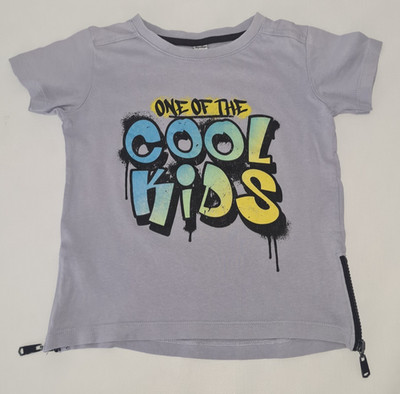 DopoDopo Boys Jungen Shirt kurzarm flieder gelb blau schwarz Gr. 110