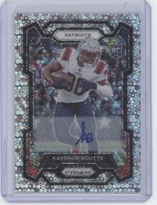 2023 Panini Prizm Kayshon Boutte #370 Disco / No Huddle Auto RC