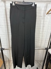 quince stretch crepe classic trouser pants. Black. Size 6. NWT