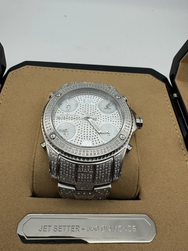 Reloj para hombre serie platino edición limitada esfera plateada Foto 3 de 4