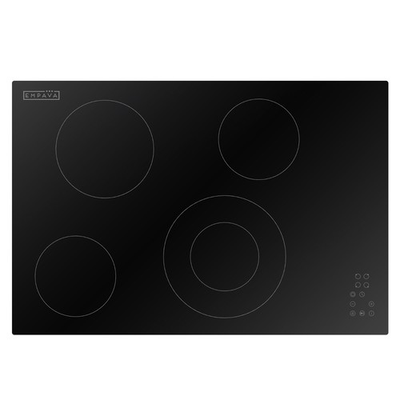 #ad Built In 30 in 4 Elements Smooth Surface Radiant Black Electric Cooktop $380.52